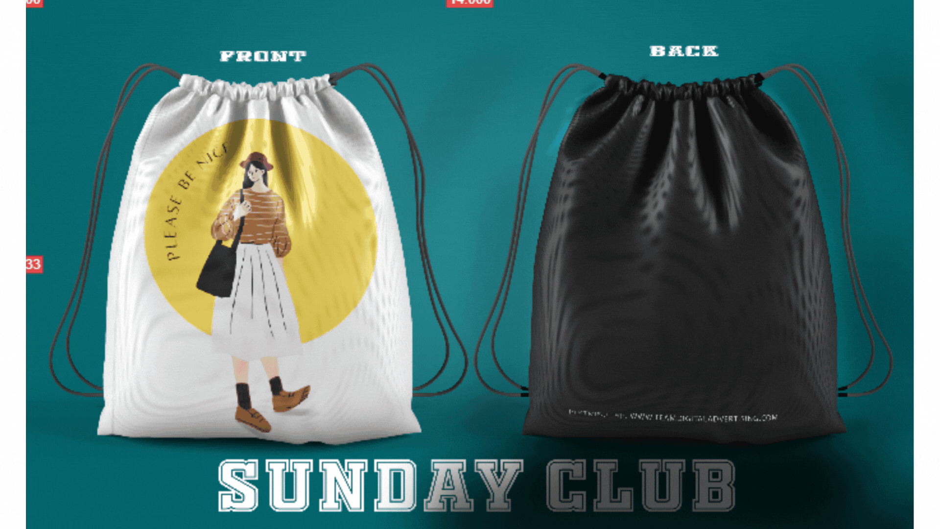 Customized Draw String Bag