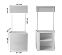 Promotion Table Collapsible Portable booth Commercial booth Protable table demo booth