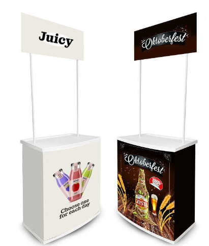 Promotion Table Collapsible Portable booth Commercial booth Protable table demo booth