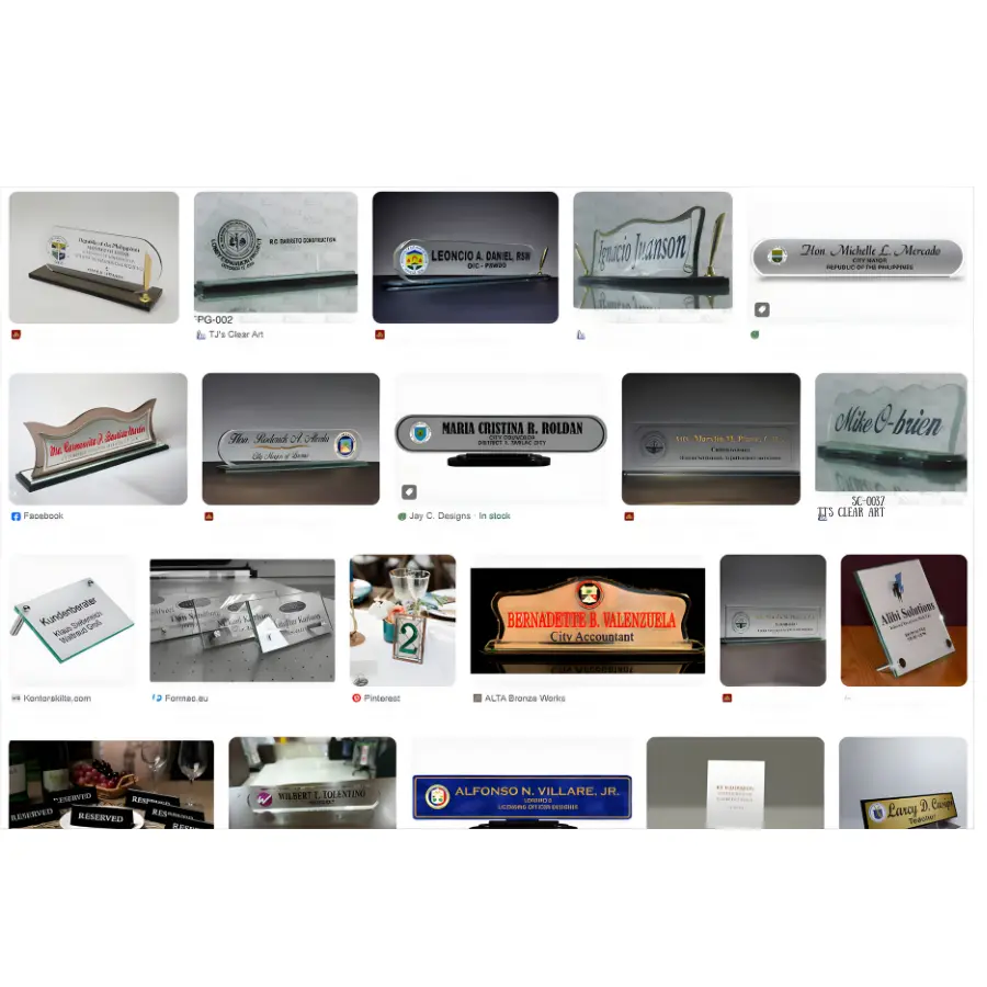 Table Signs (Customized)