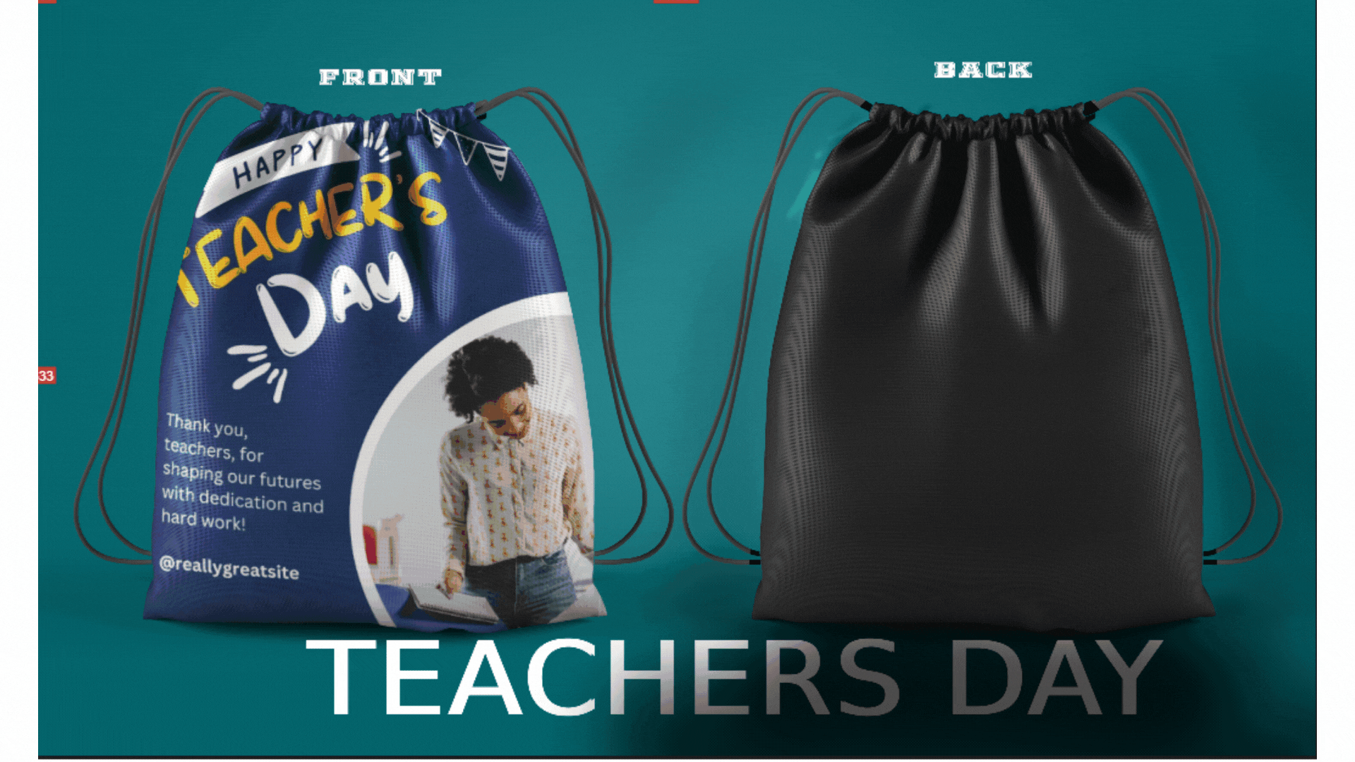 Customized Draw String Bag